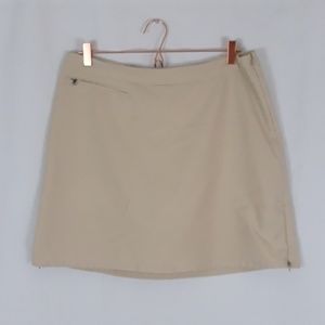 Patagonia Cream Skort Skirt 12 Sz